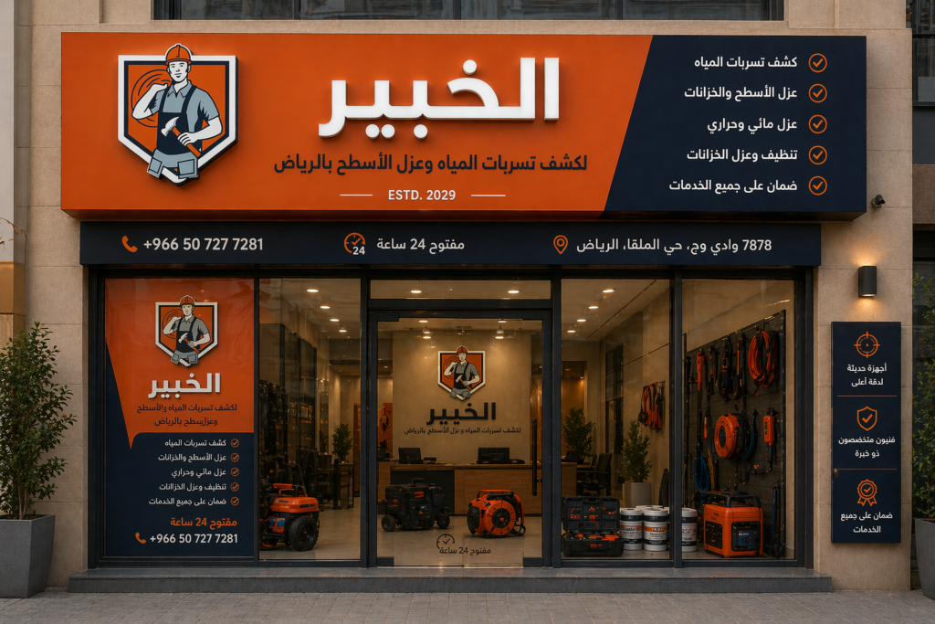 عزل أسطح بالخرج شركة الخبير كشف تسربات المياه بالرياض